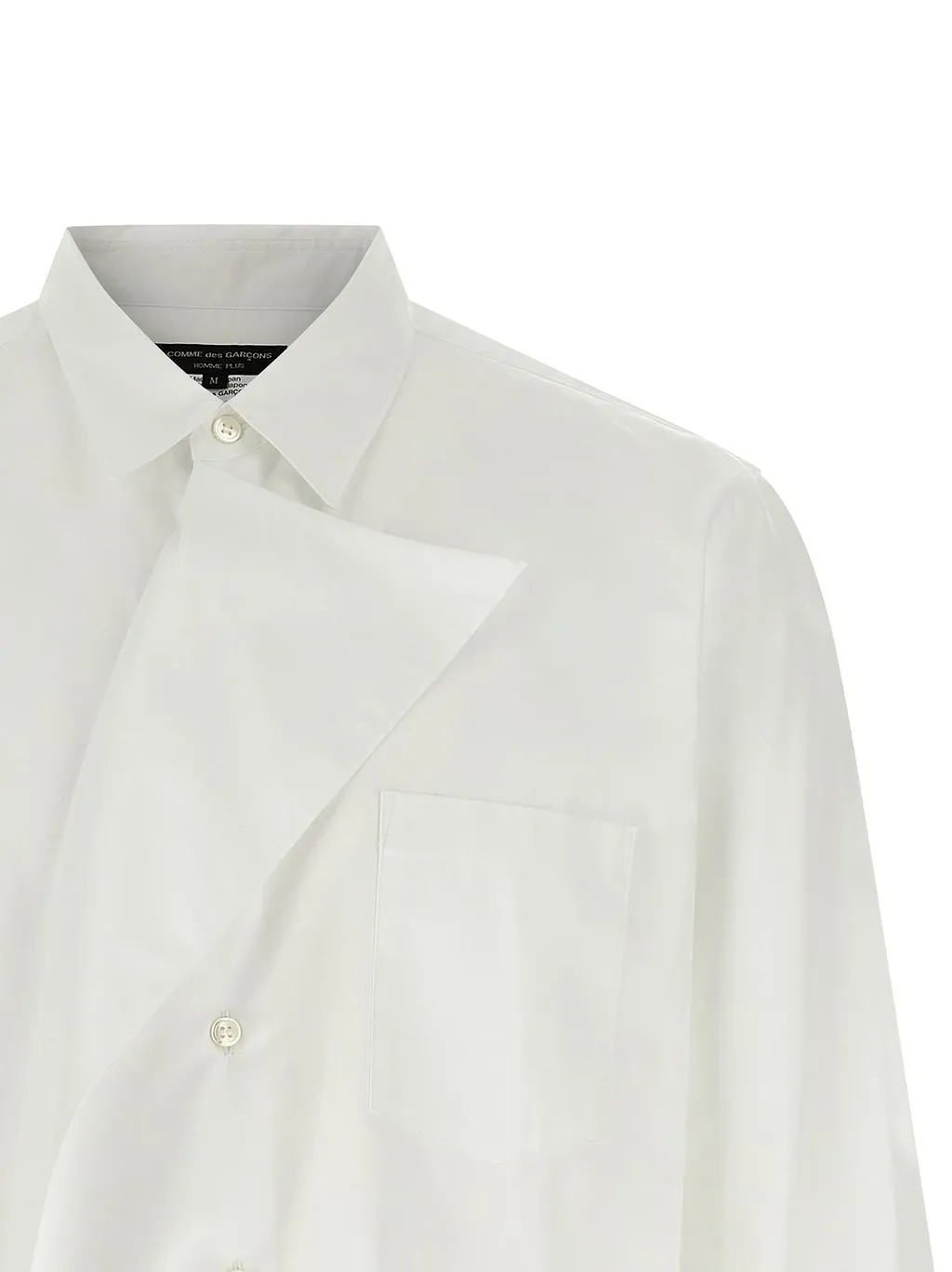 Comme Des GarÇOns Homme Plus Asymmetric Panel Shirt
