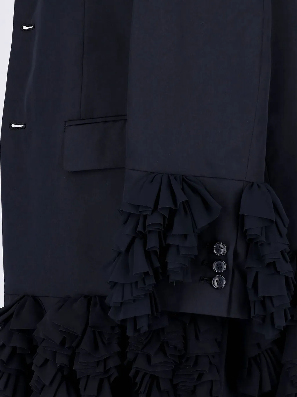 Comme Des GarÇOns Homme Plus Embellished Hem Jacket