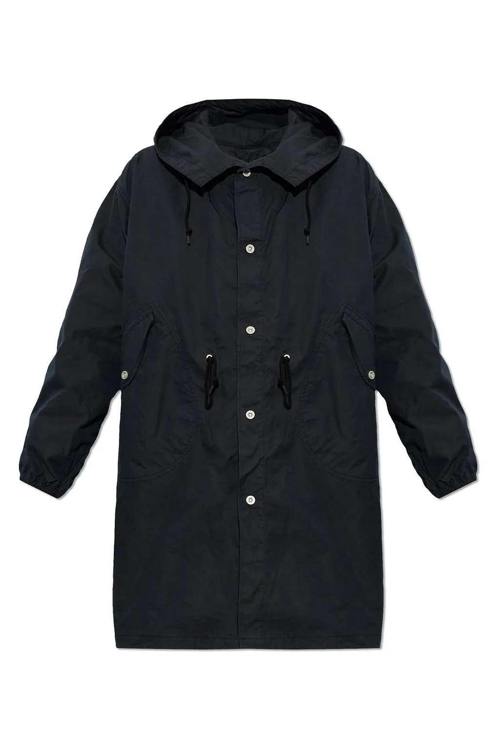 Comme Des GarÇOns Homme Plus Drawstring Hooded Jacket