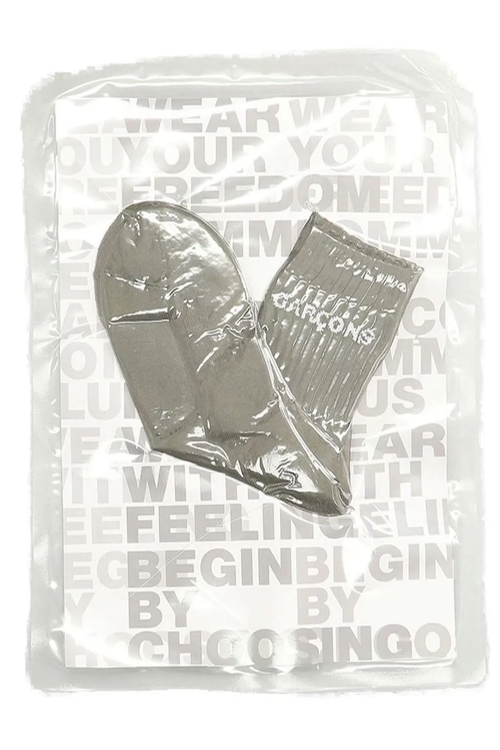 Comme Des GarÇOns Homme Plus Logo Intarsia Socks