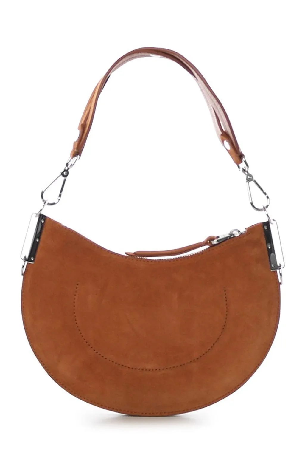Coccinelle Logo Lettering Zip-Up Satchel Bag