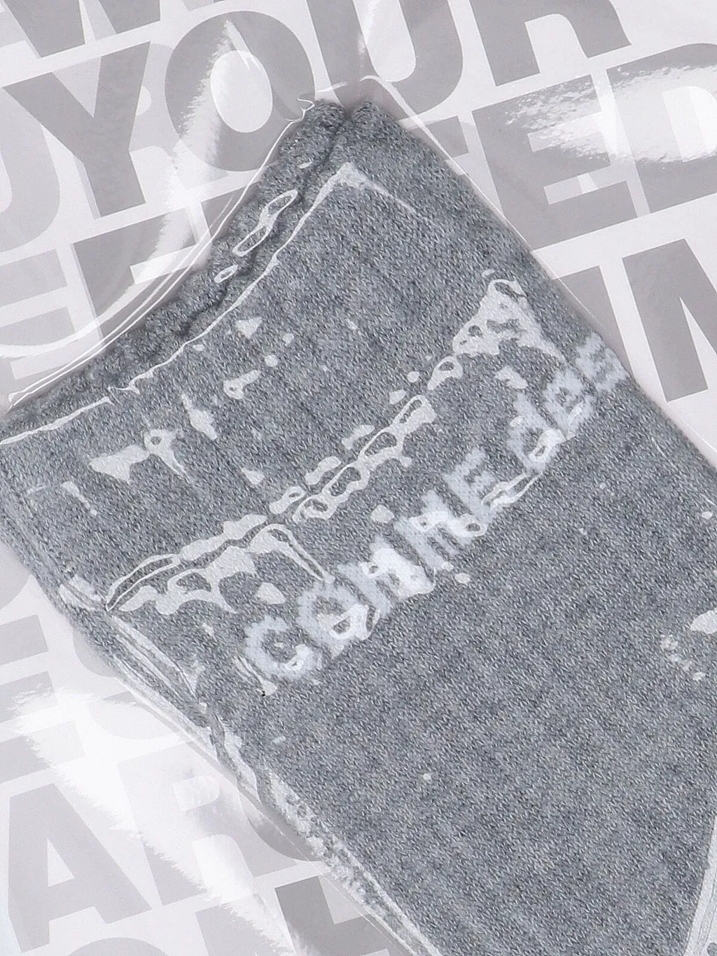 Logo Lettering Ribbed Socks