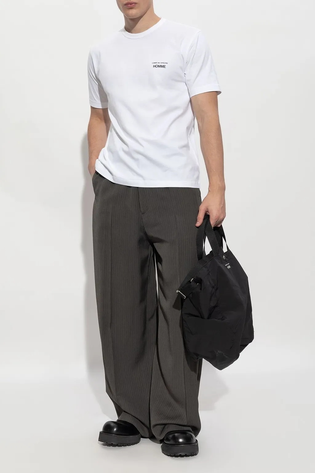 Comme Des GarÇOns Homme Logo Print T-Shirt