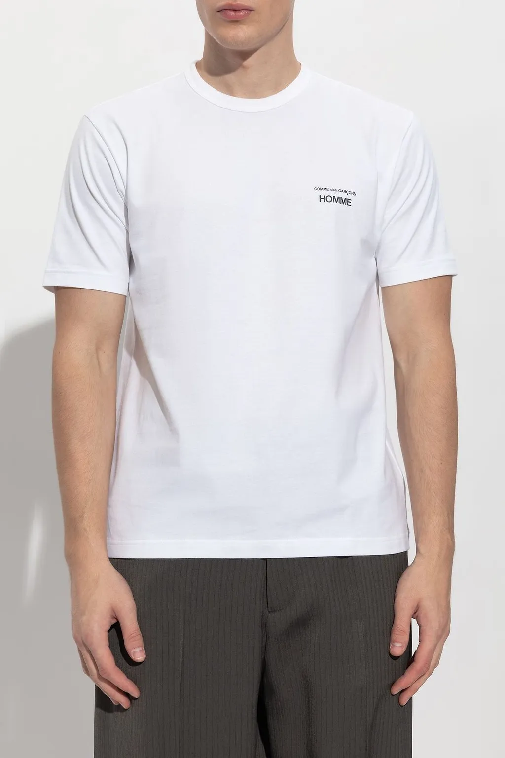 Comme Des GarÇOns Homme Logo Print T-Shirt