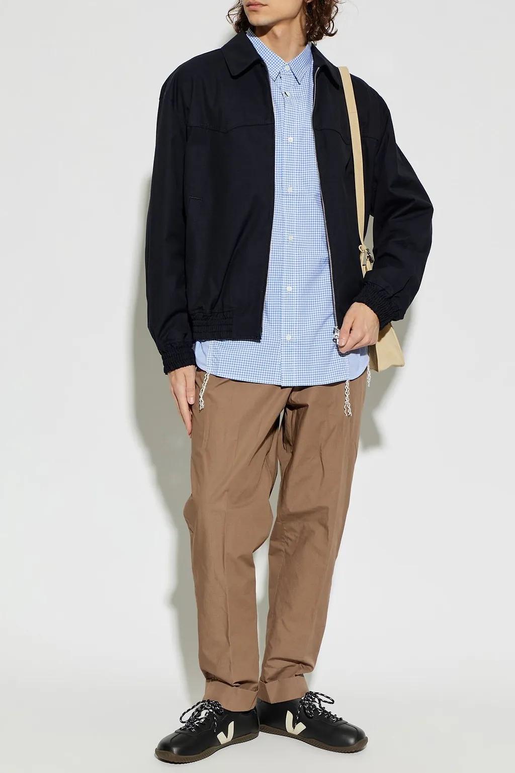 Comme Des GarÇOns Homme Plus Ruched Checked Shirt