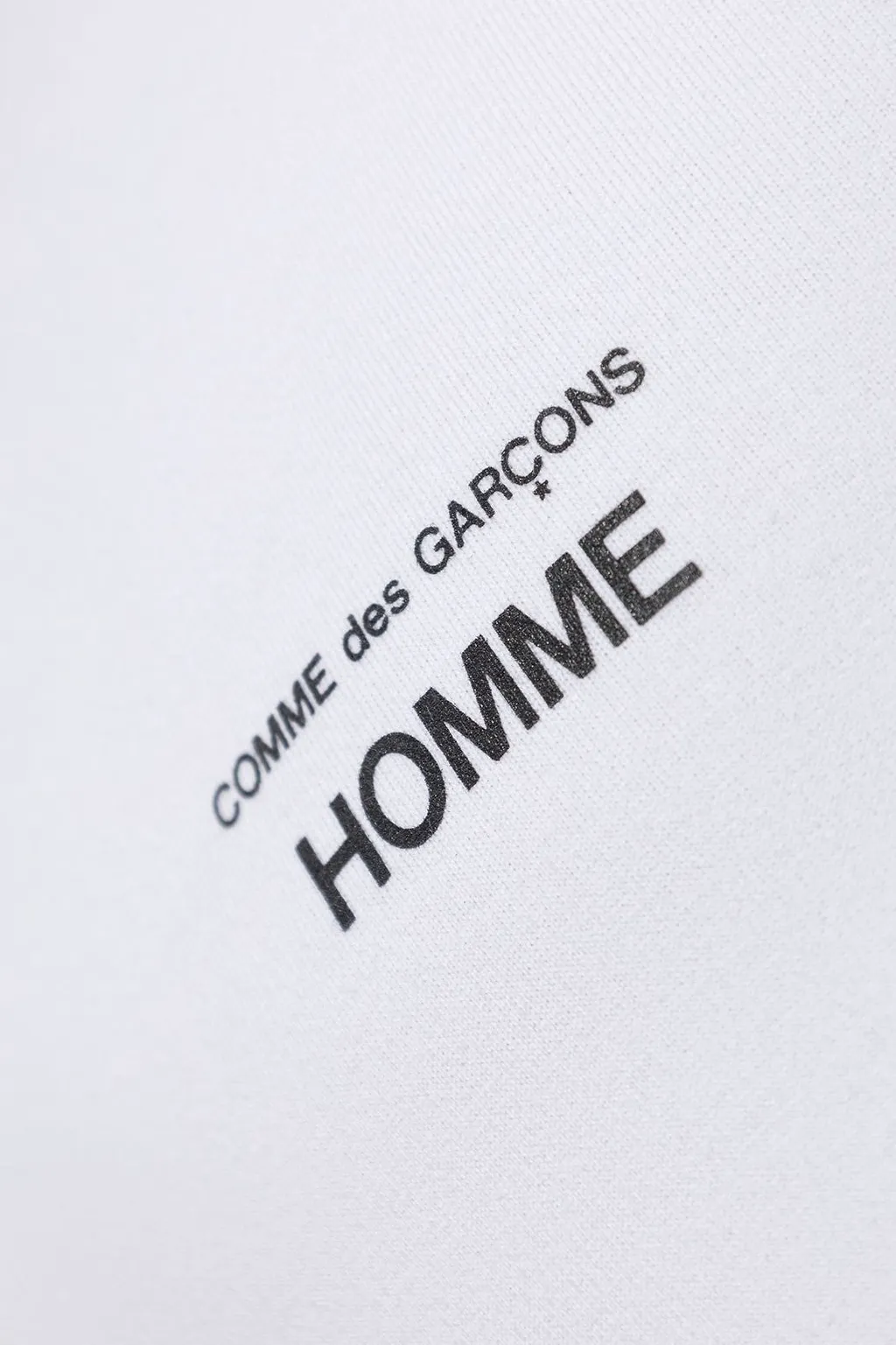 Comme Des GarÇOns Homme Logo Print T-Shirt