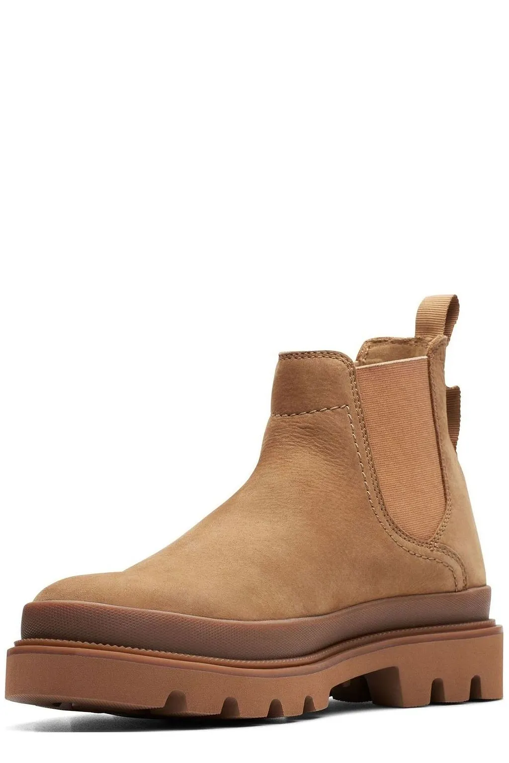 Clarks Badell Top Lug-Sole Chelsea Boots