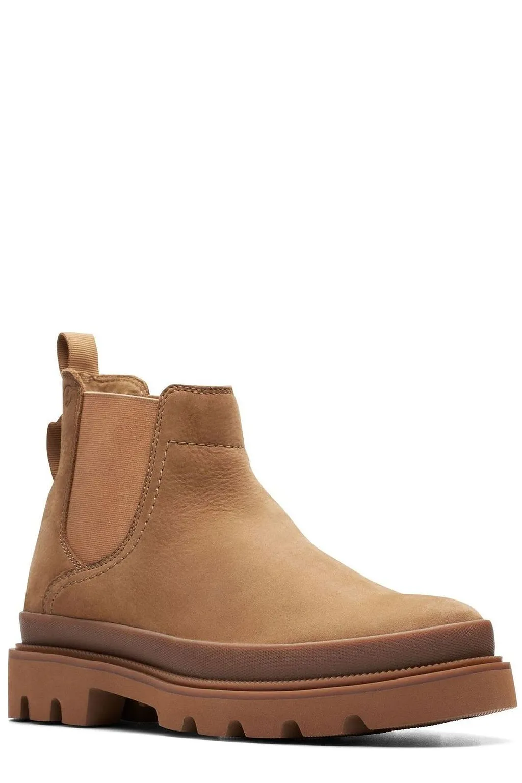 Clarks Badell Top Lug-Sole Chelsea Boots