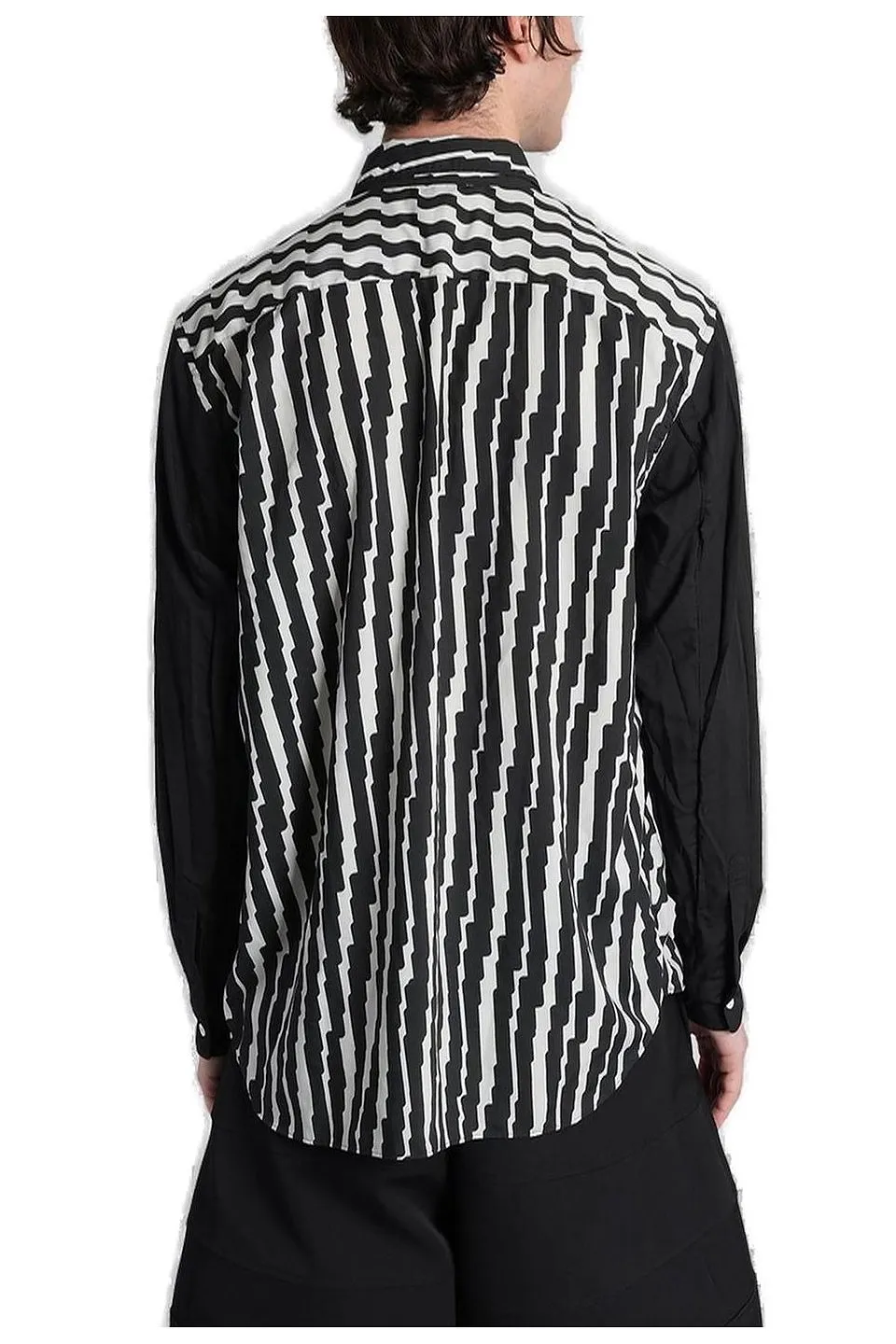 Patterned Long-Sleeved Shirt