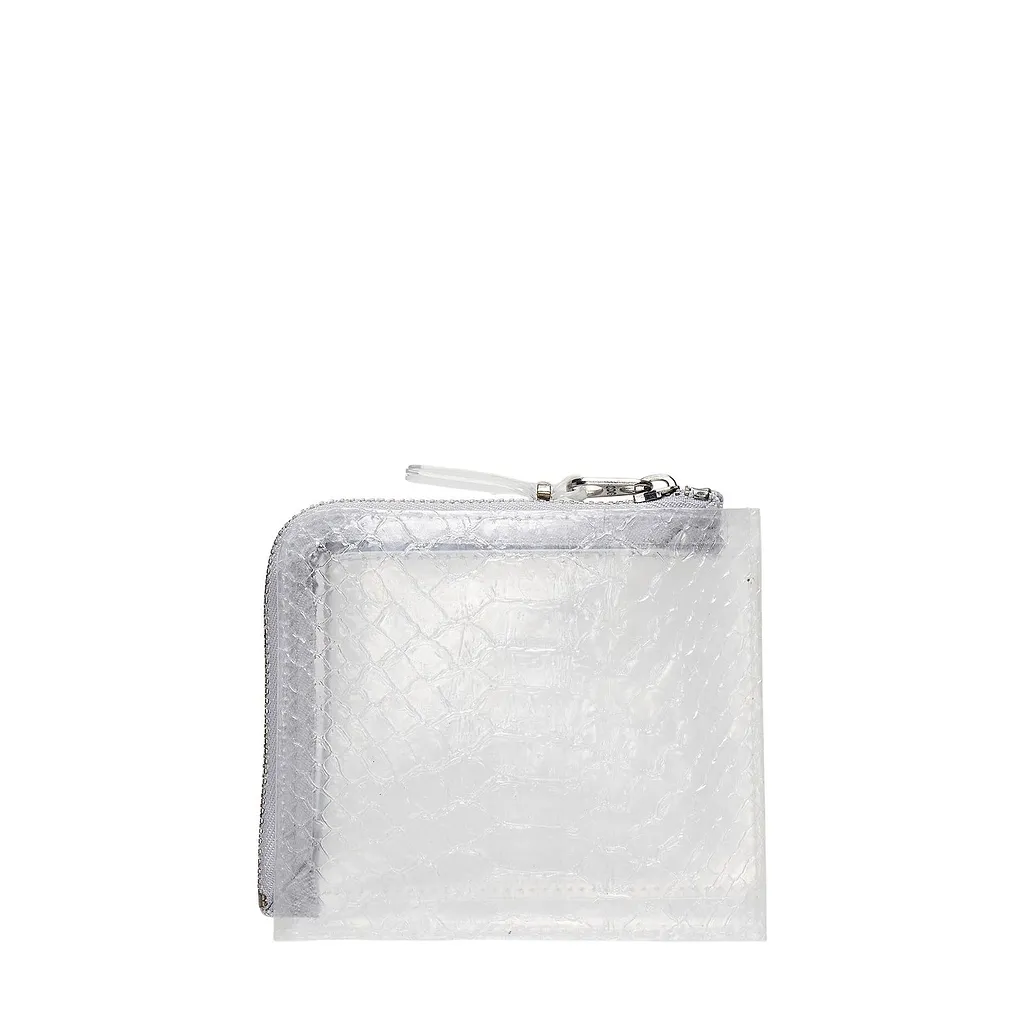 Comme Des GarÇOns Embossed Zipped Wallet