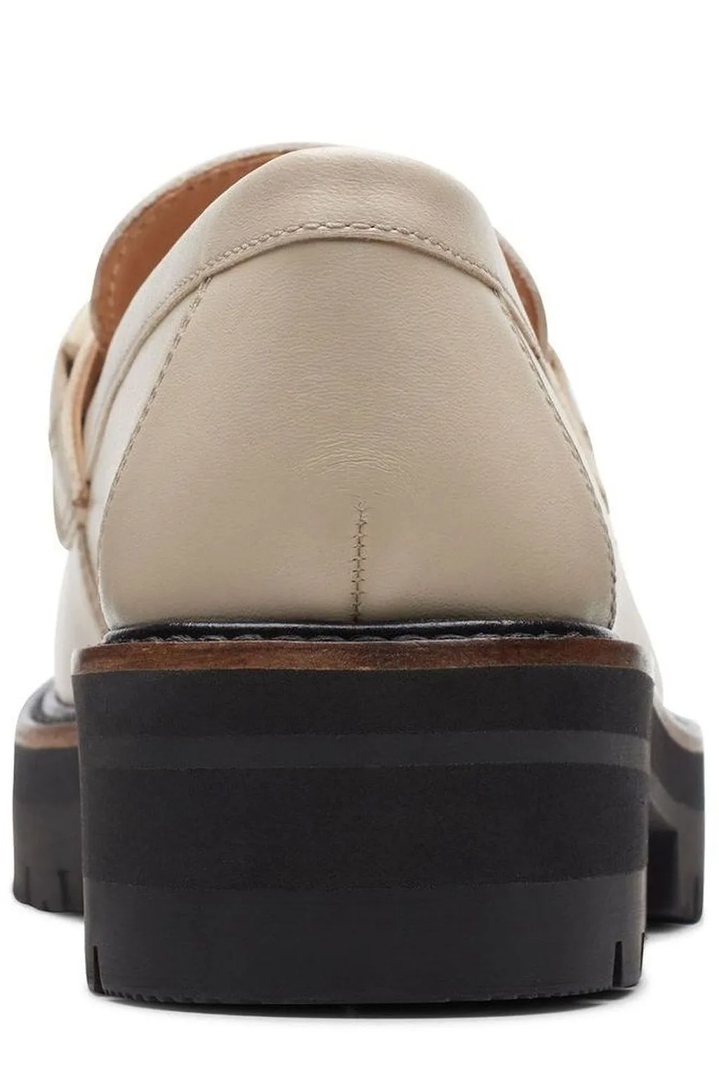 Clarks Orianna Edge Chain Detail Flat Shoes
