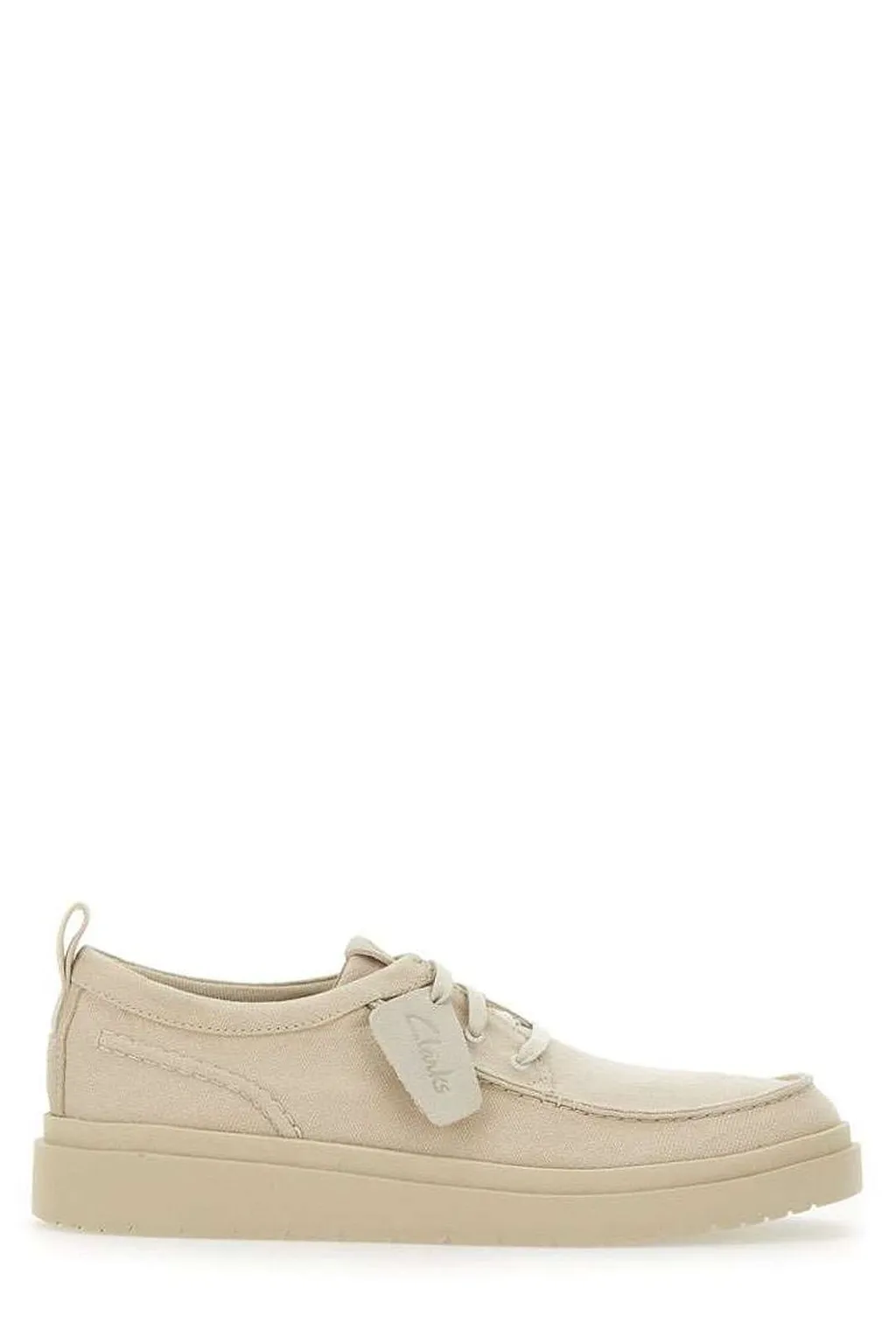 Clarks Polden Moc Canvas Lace-Up Shoes