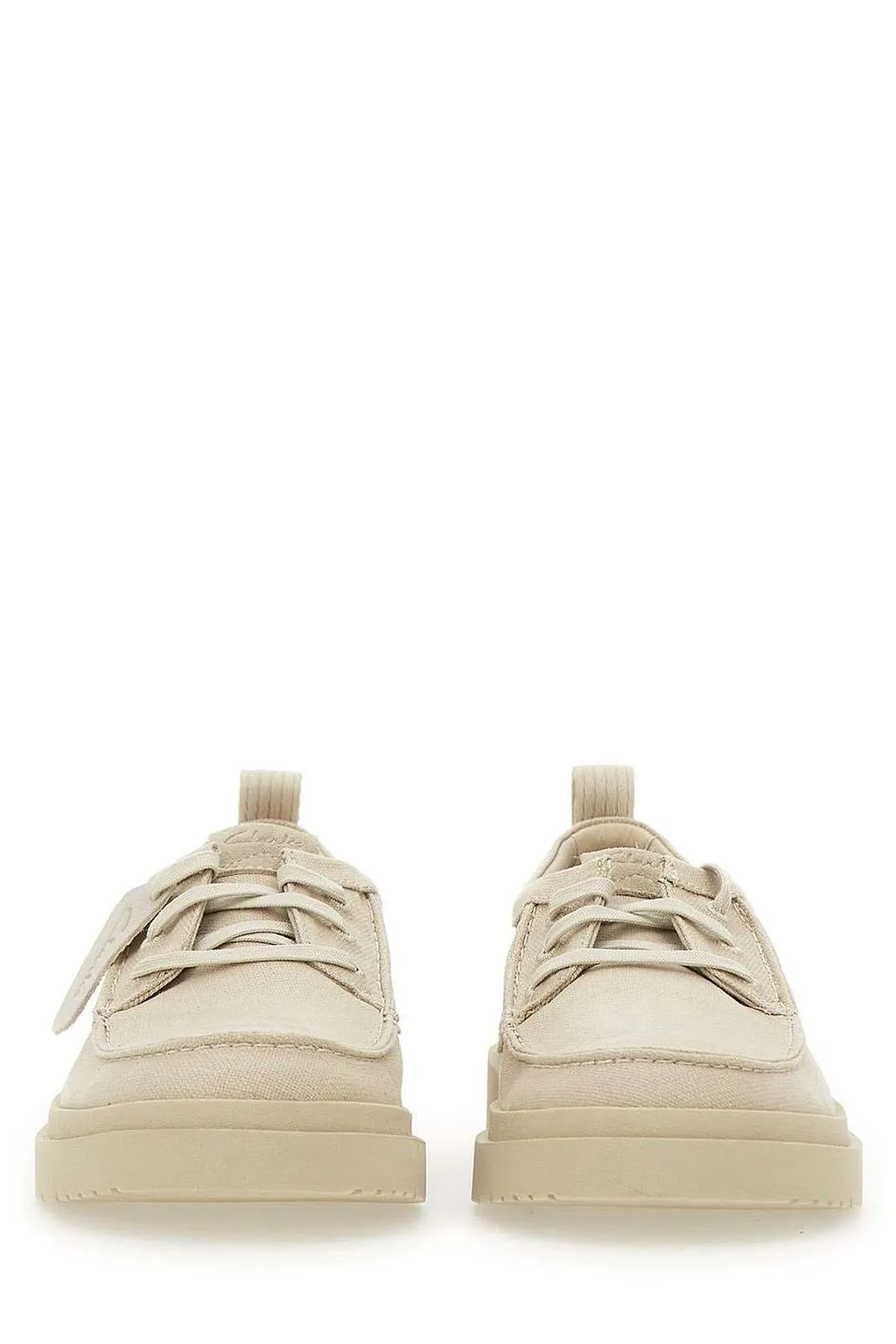 Clarks Polden Moc Canvas Lace-Up Shoes