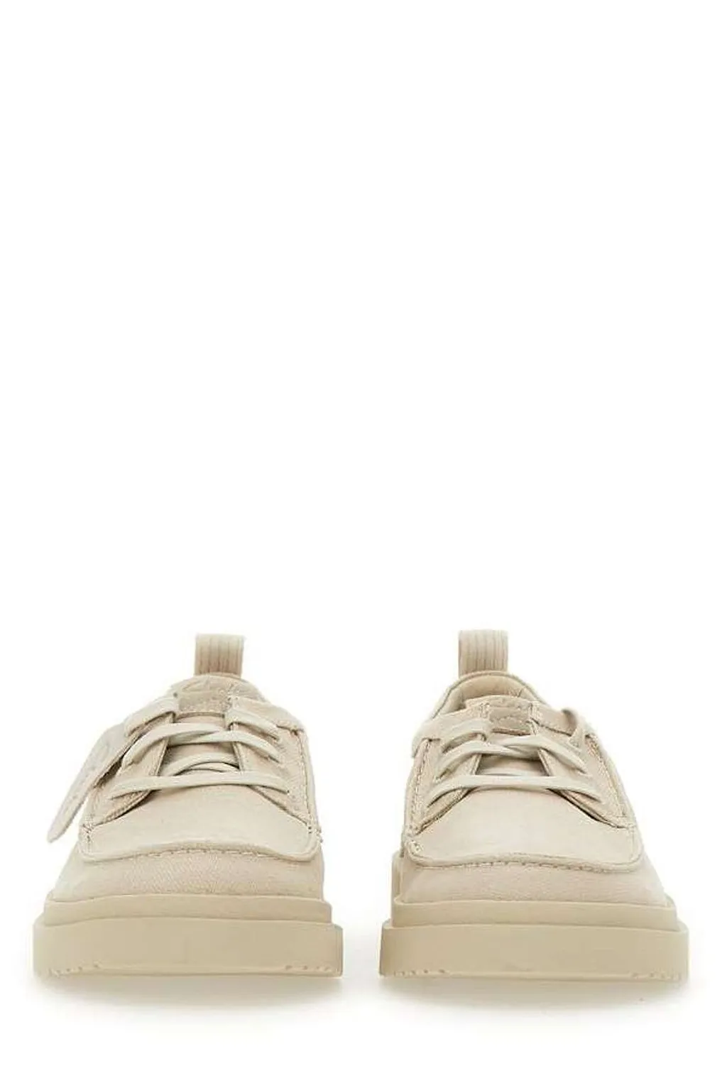 Clarks Polden Moc Canvas Lace-Up Shoes