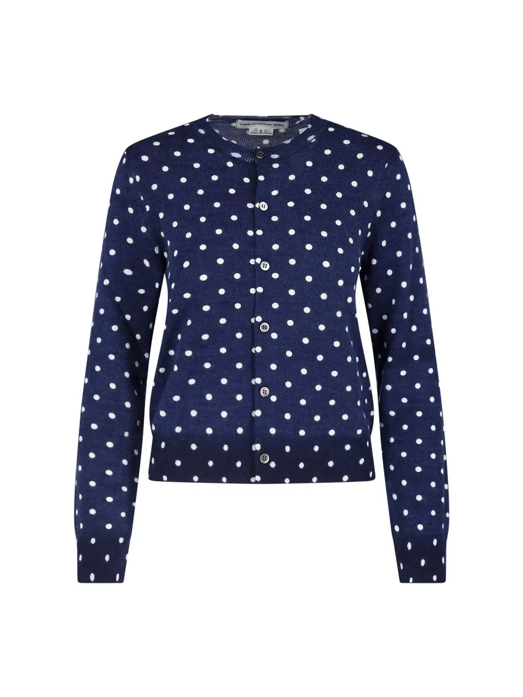 Comme Des GarÇOns Homme Plus Polka Dot Buttoned Cardigan