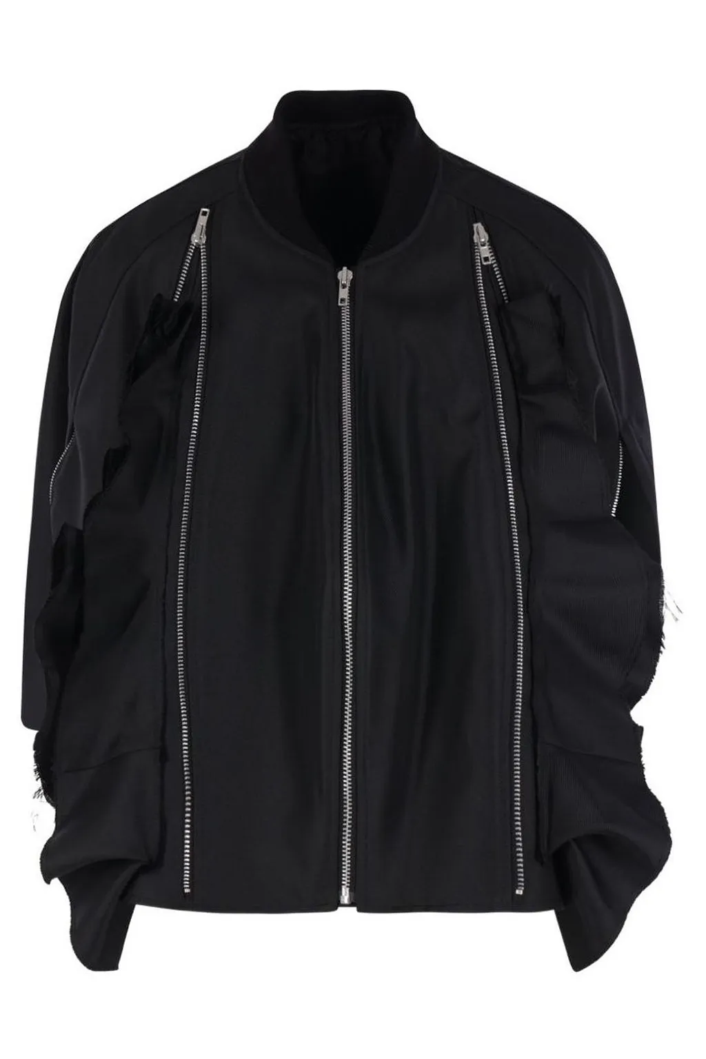 Comme Des GarÇOns Homme Plus Ruffle Detailed Cropped Jacket