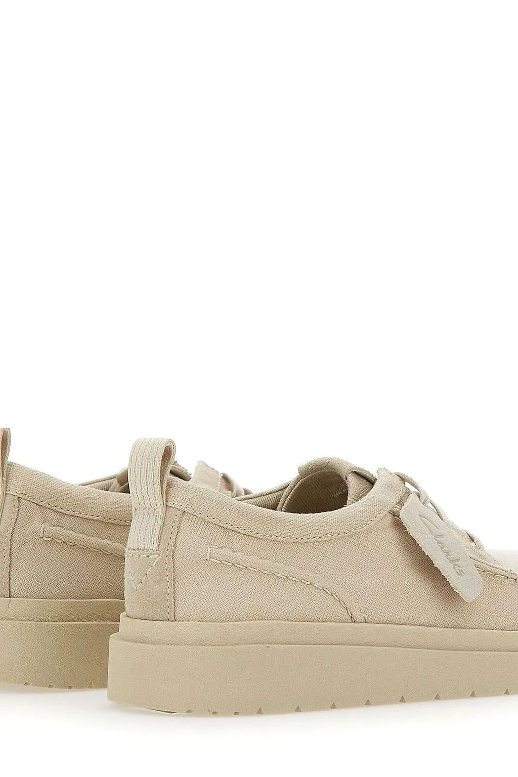 Clarks Polden Moc Canvas Lace-Up Shoes