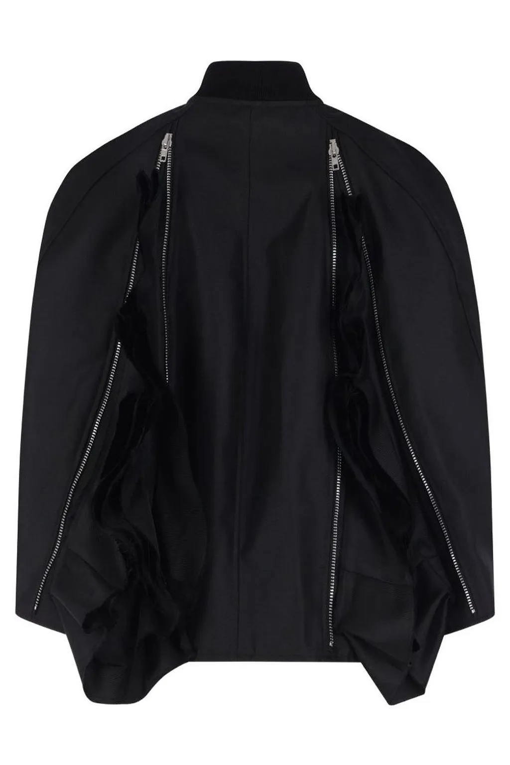 Comme Des GarÇOns Homme Plus Ruffle Detailed Cropped Jacket