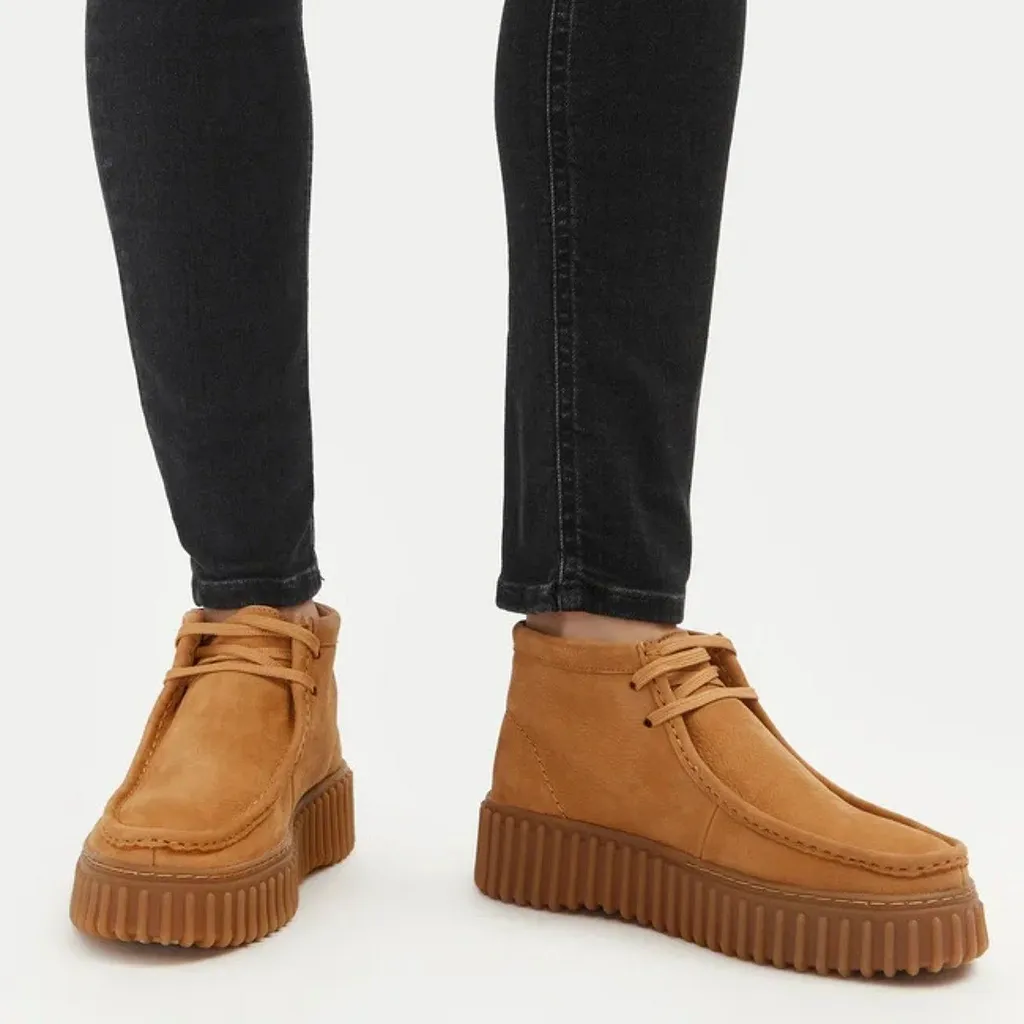 Torhill Moss Platform Ankle Boots