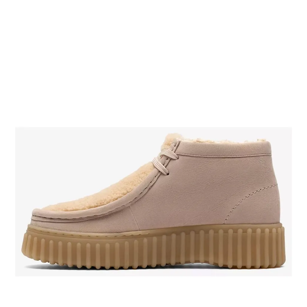 Clarks Torhill Moss Shearling Ankle Boots