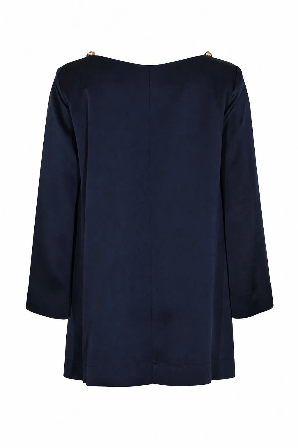 Clips Chain-Detail Shift Dress