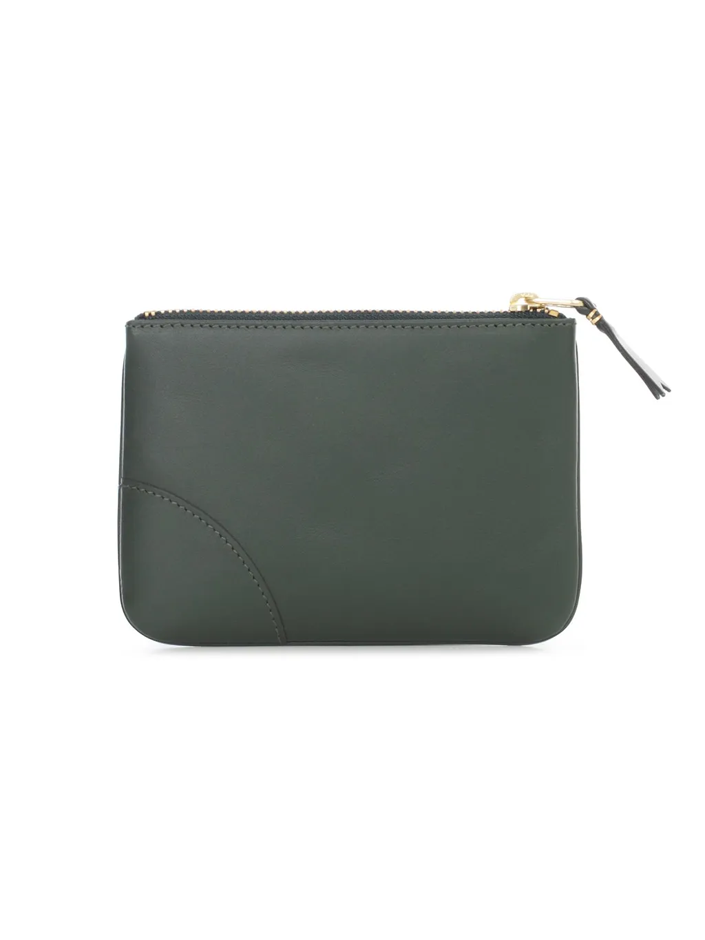 Comme Des GarÇOns Logo Print Zipped Wallet