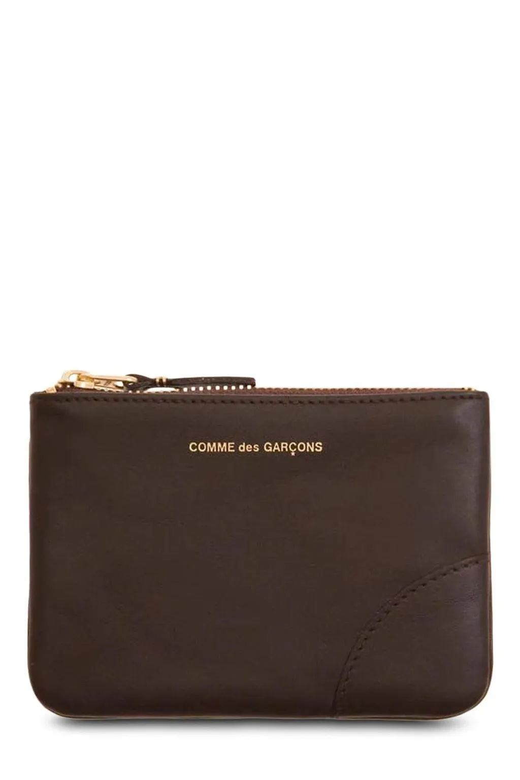 Comme Des GarÇOns Wallet Logo Printed Zipped Cardholder