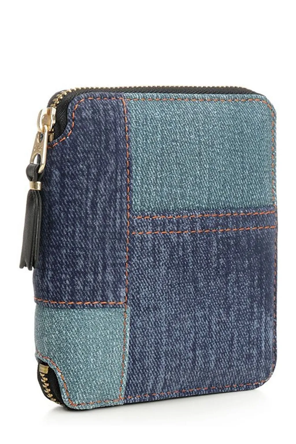 Comme Des GarÇOns Patchwork Zip Around Wallet