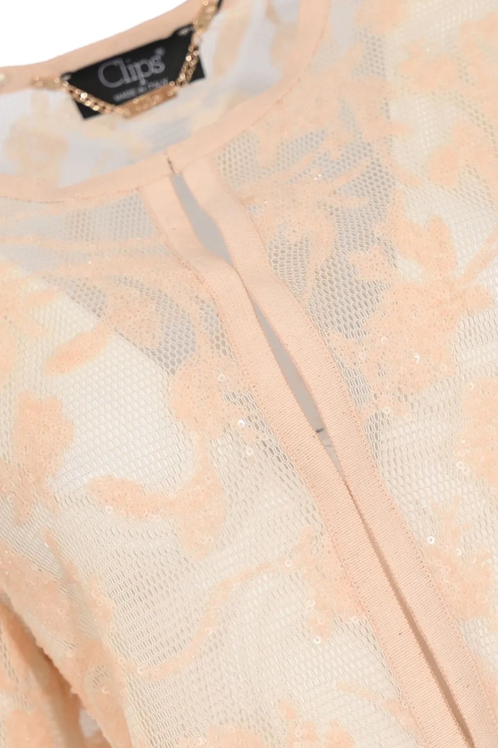 Clips Lace Mesh Jacket