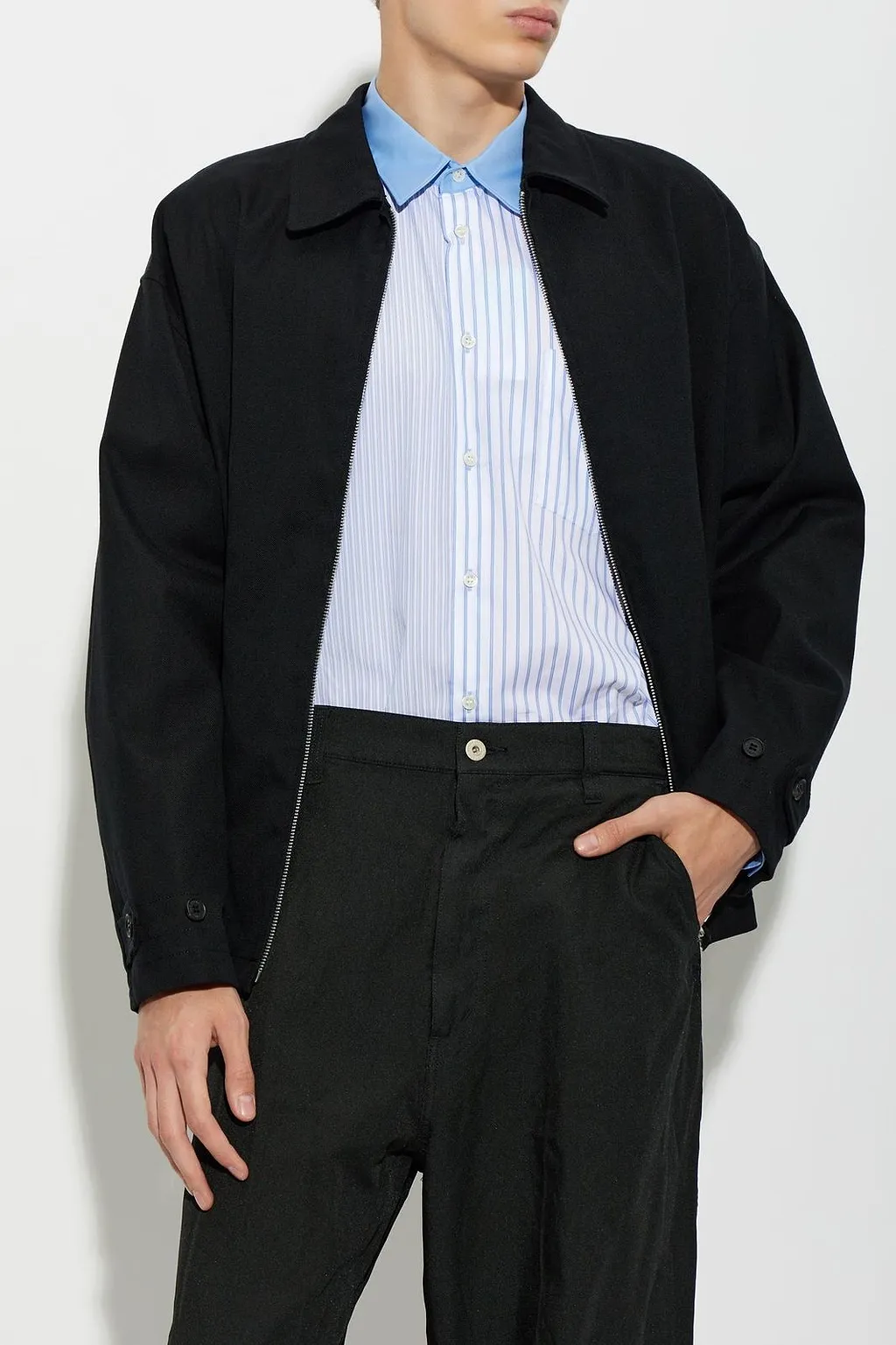 Comme Des GarÇOns Homme Zip Front Jacket