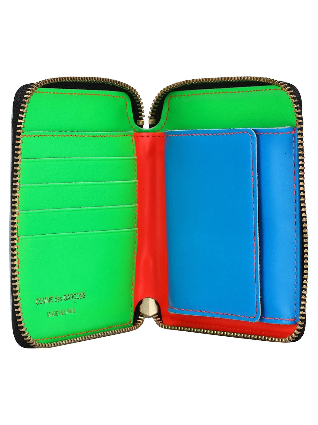 Comme Des GarÇOns Wallet Small Super Fluo Wallet
