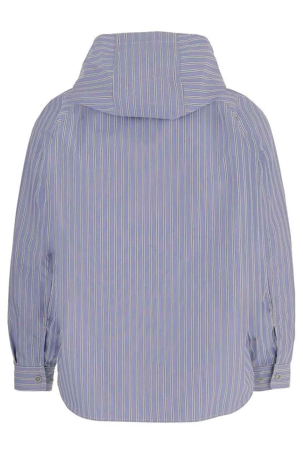 Comme Des GarÇOns Homme Striped Hooded Button-Up Jacket