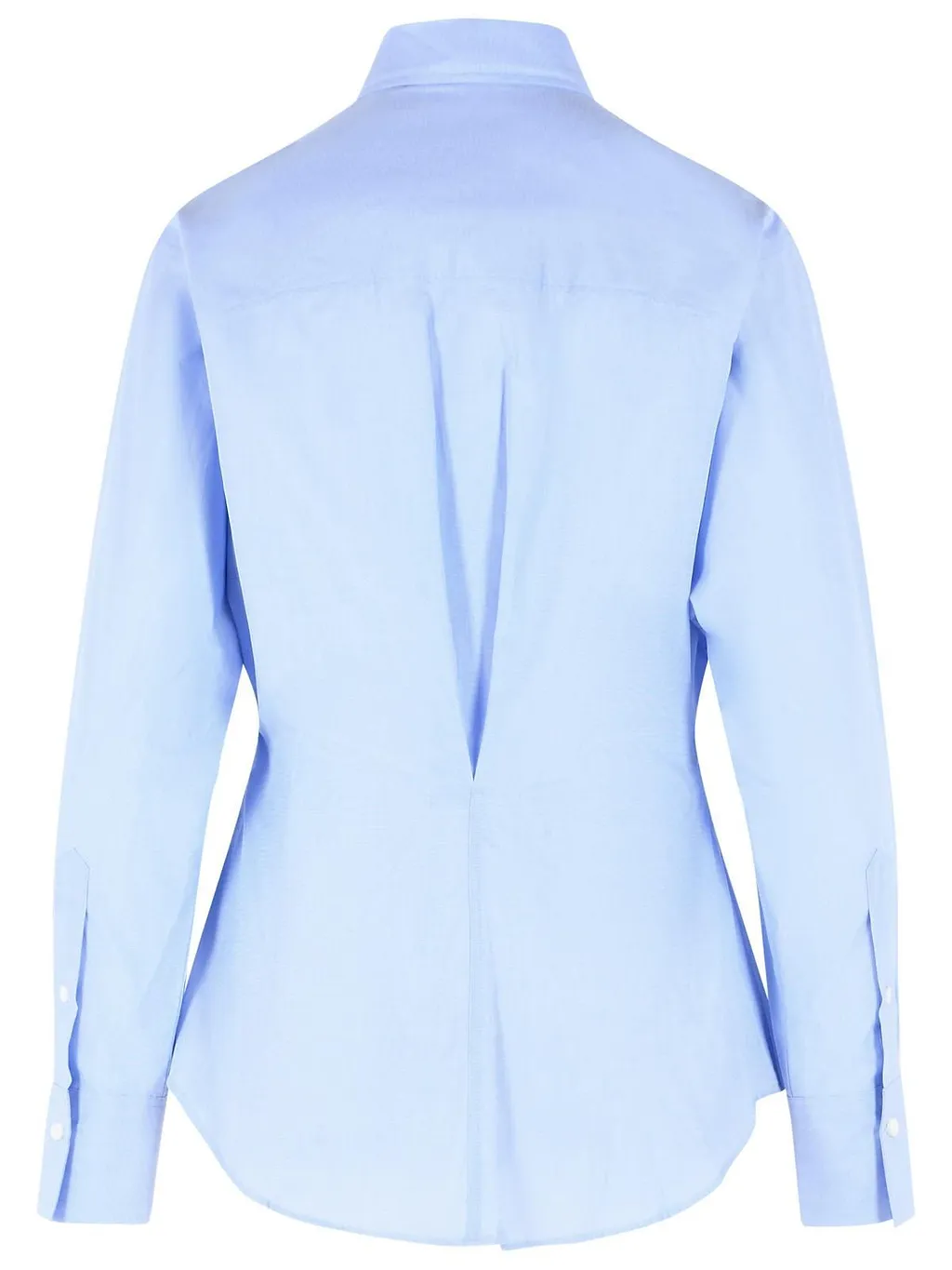 Closed Asymmetric Hem Button-Up Shirt