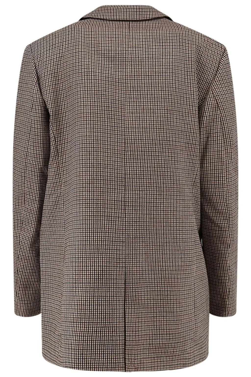 Closed Checked Two-Button Blazer