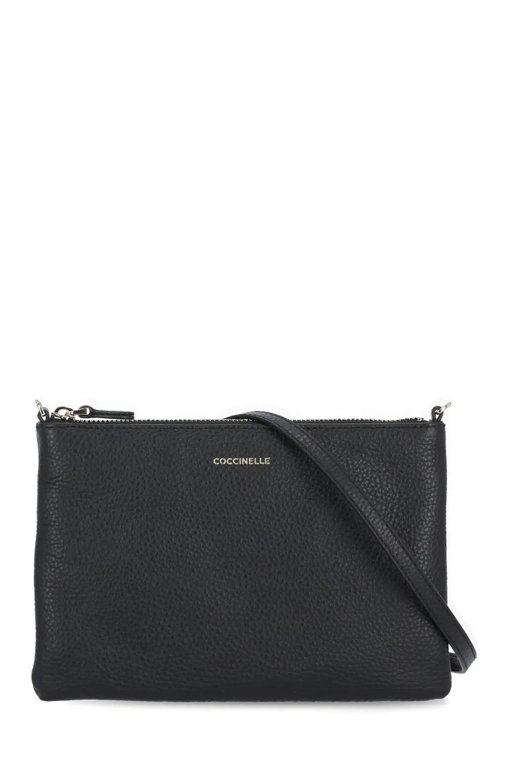 Coccinelle Logo Stamp Zipped Small Crossbody Bag
