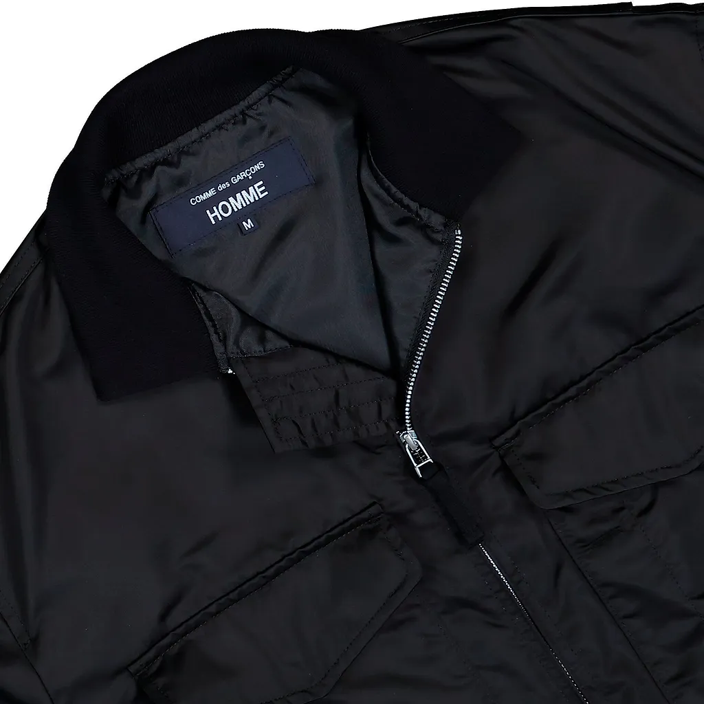 Comme Des GarÇOns Homme Zipped Pocket-Detail Jacket