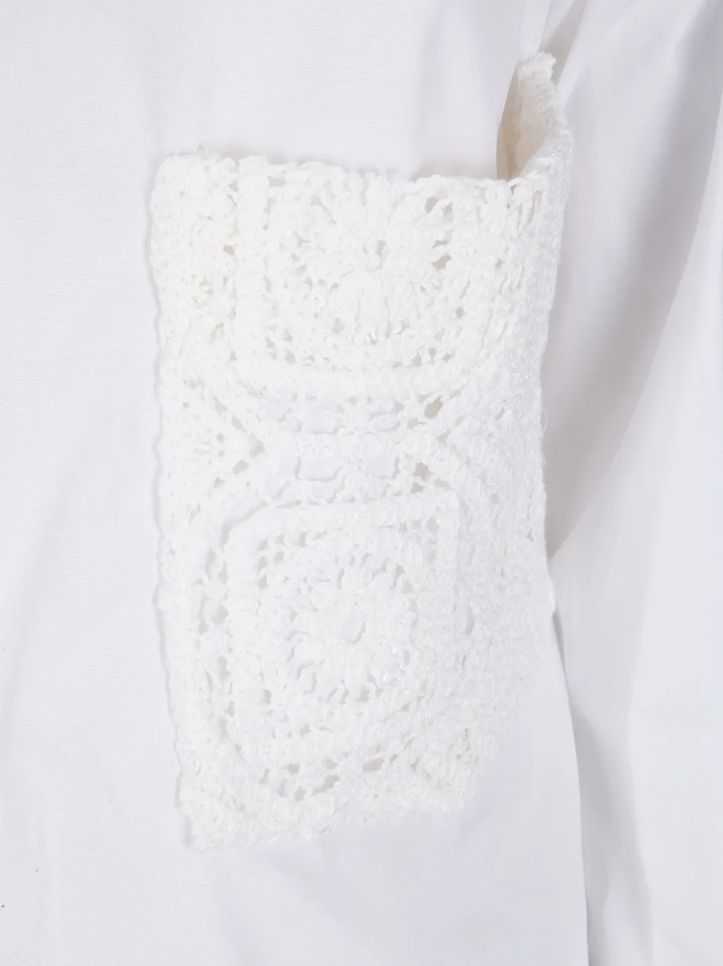Comme Des GarÇOns Laced Pocket Blouse