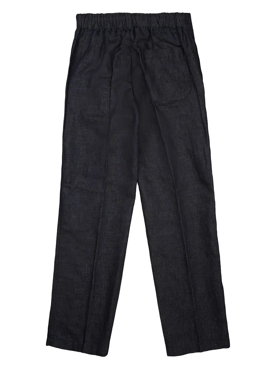 Closed Drawstring Relaxed Pants