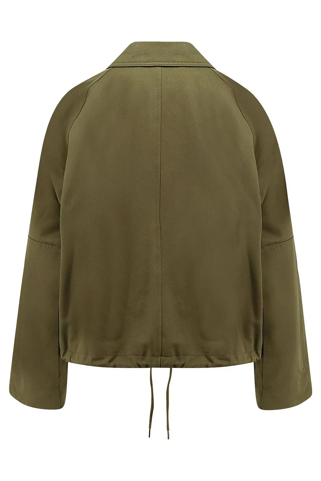 Closed Embroidered Drawstring Jacket