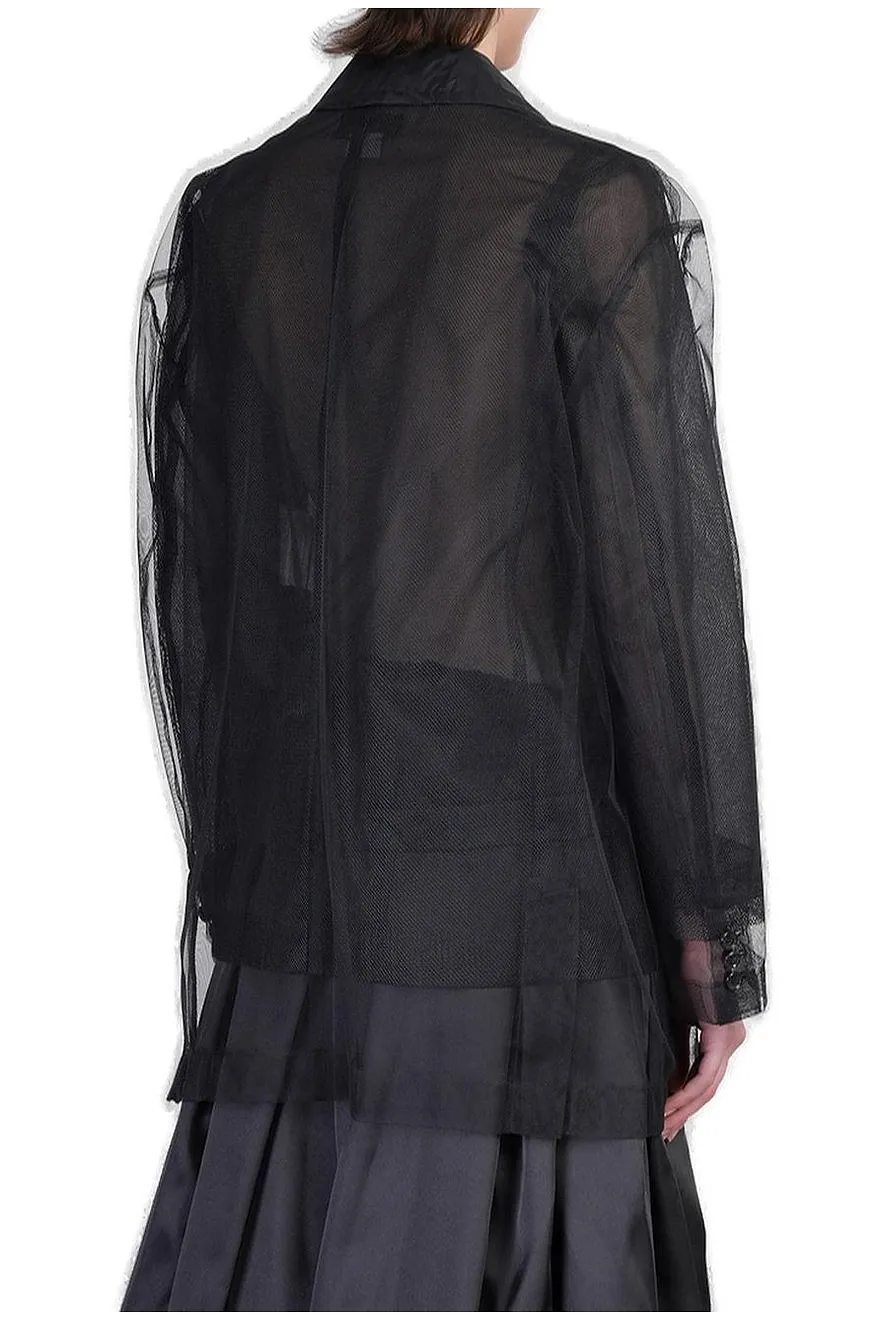Comme Des GarÇOns Layered Double Breasted Blazer