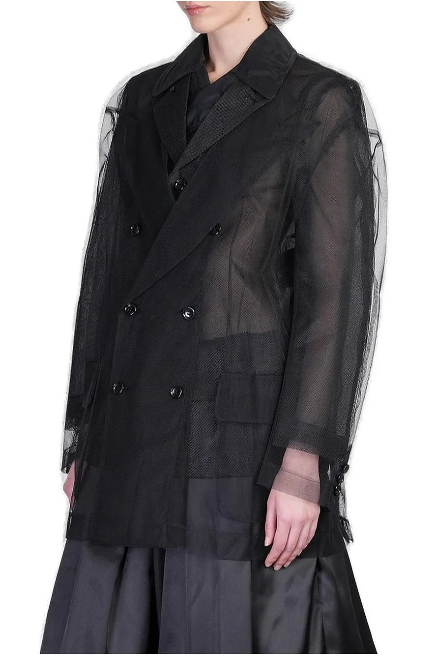 Comme Des GarÇOns Layered Double Breasted Blazer