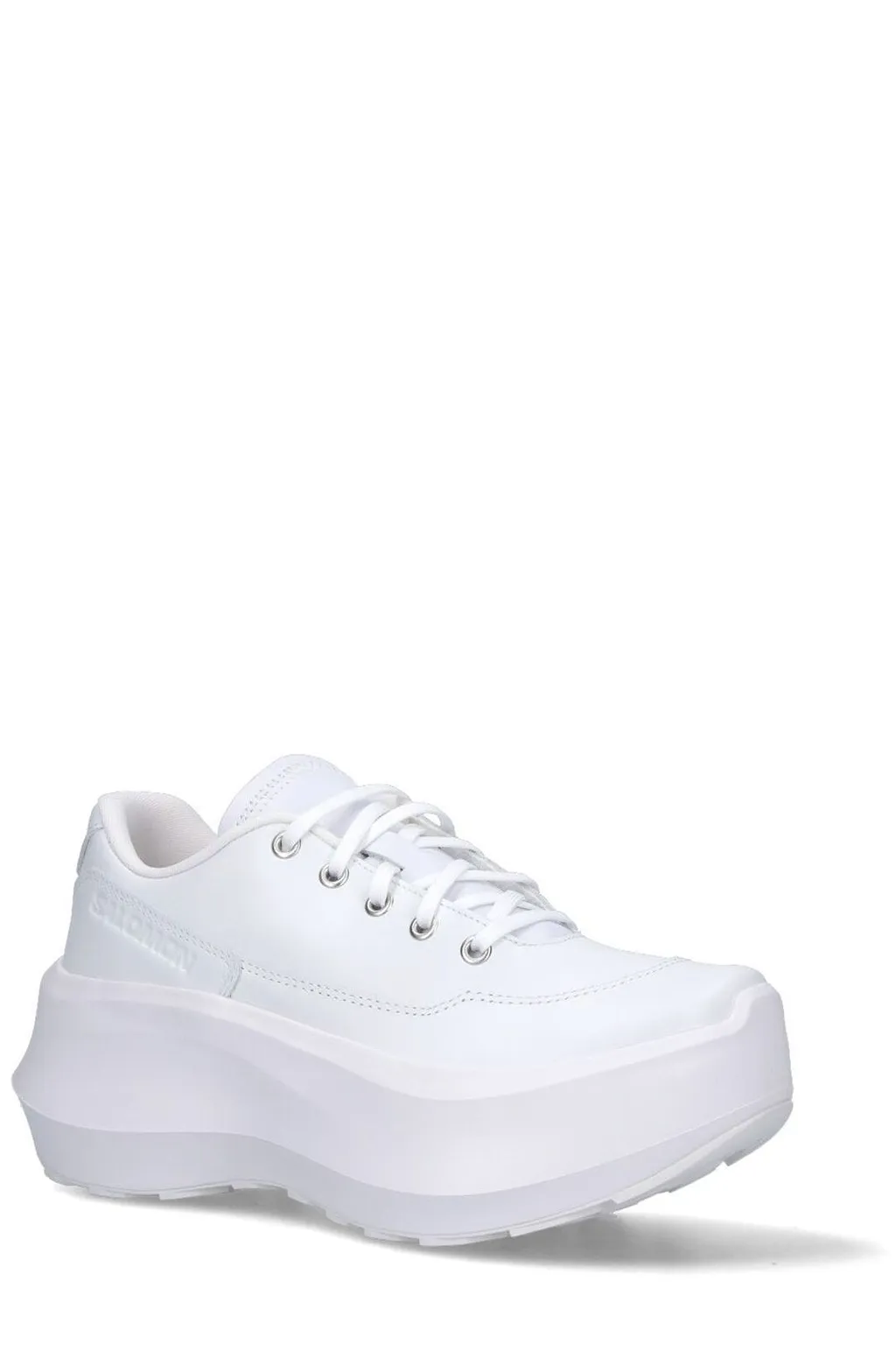 Comme Des GarÇOns X Salomon Logo Debossed Platform Sneakers