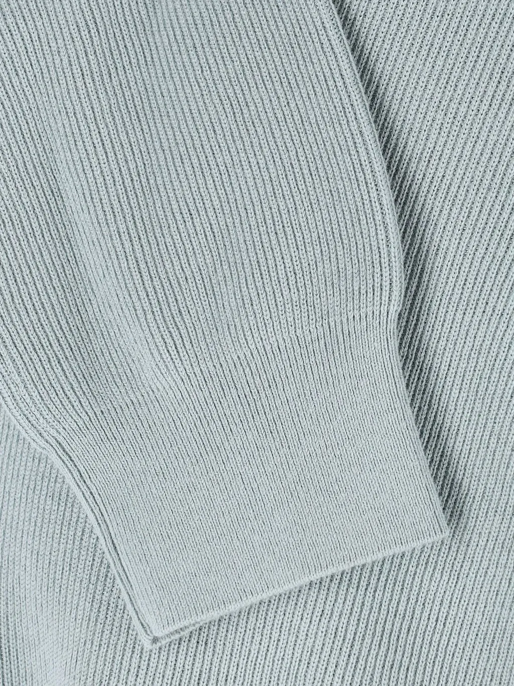 Closed Half-Zip Knitted Sweater