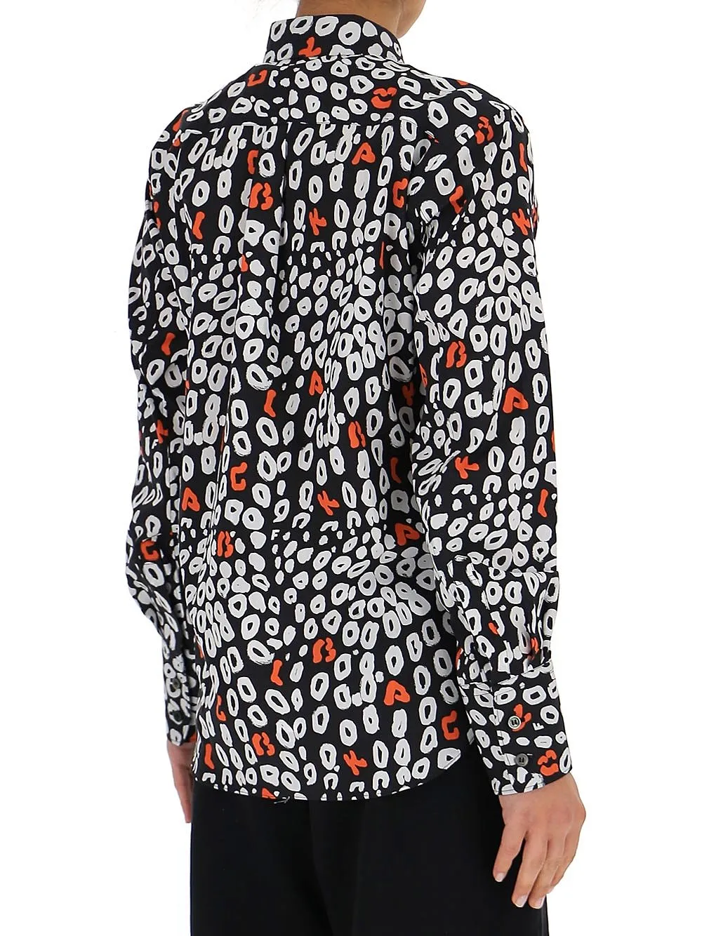 Comme Des GarÇOns Leopard Printed Long-Sleeved Shirt