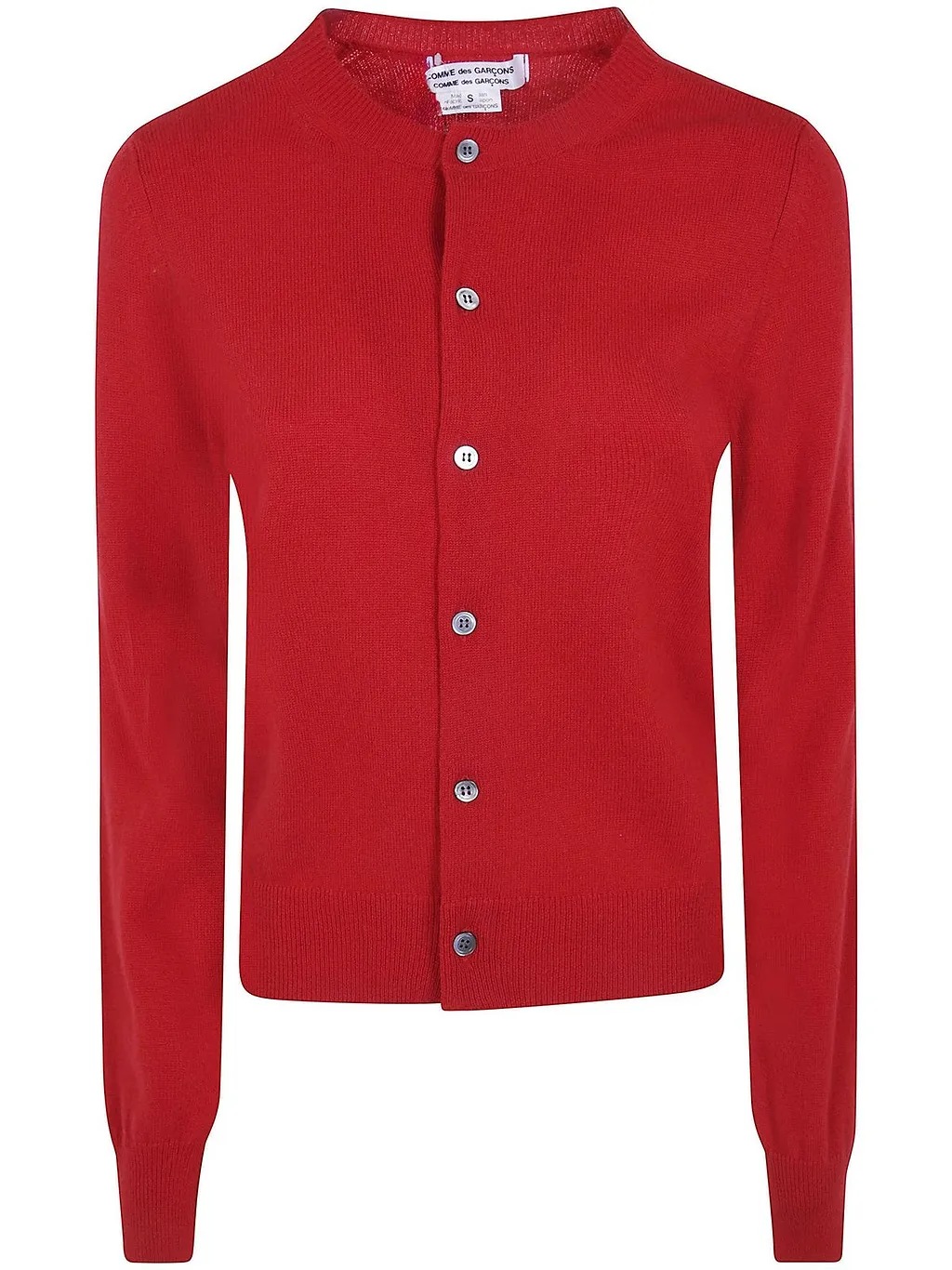 Comme Des GarÇOns Long Sleeve Buttoned Cardigan