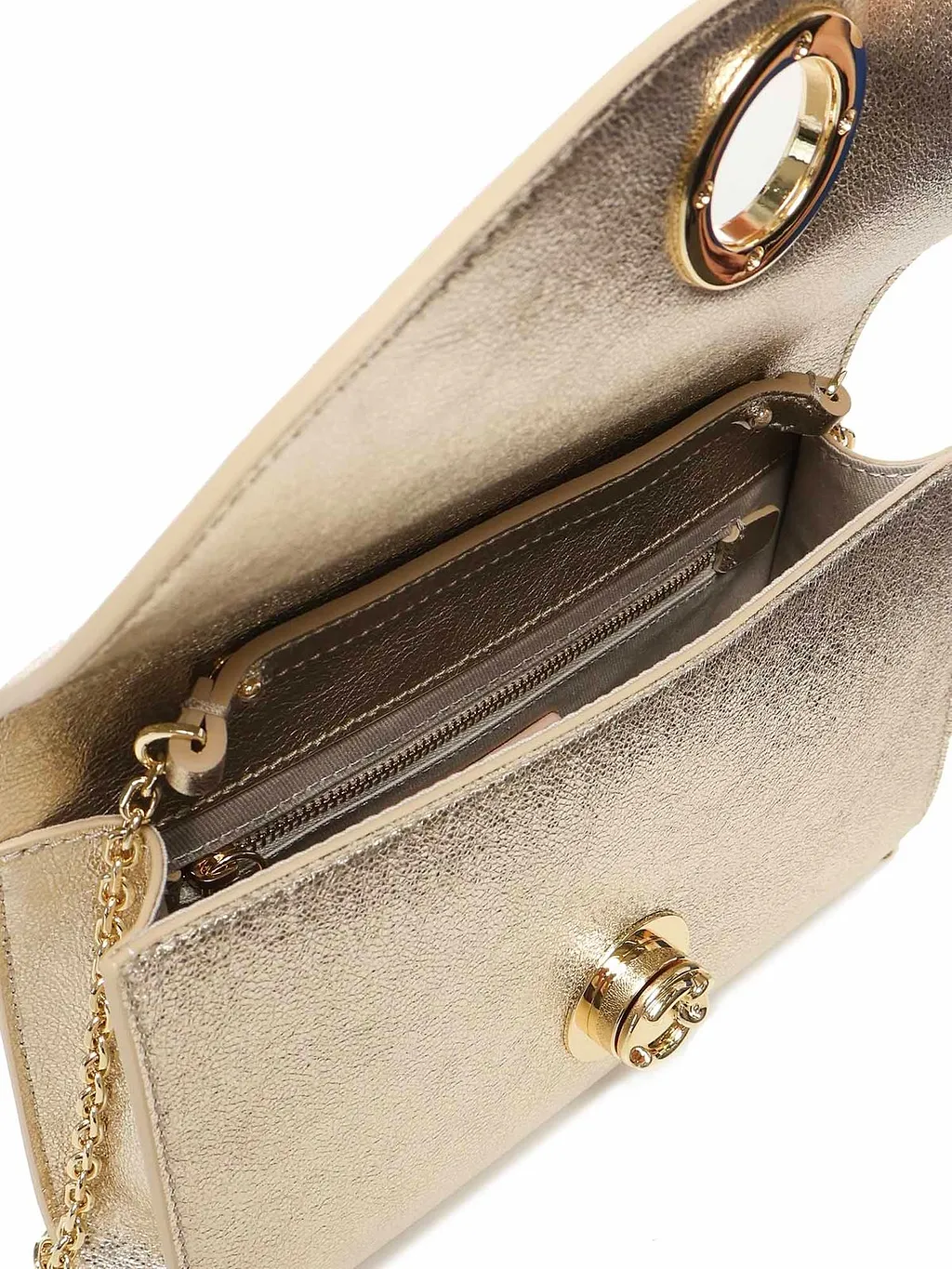 Coccinelle Nikla Foldover Top Small Crossbody Bag