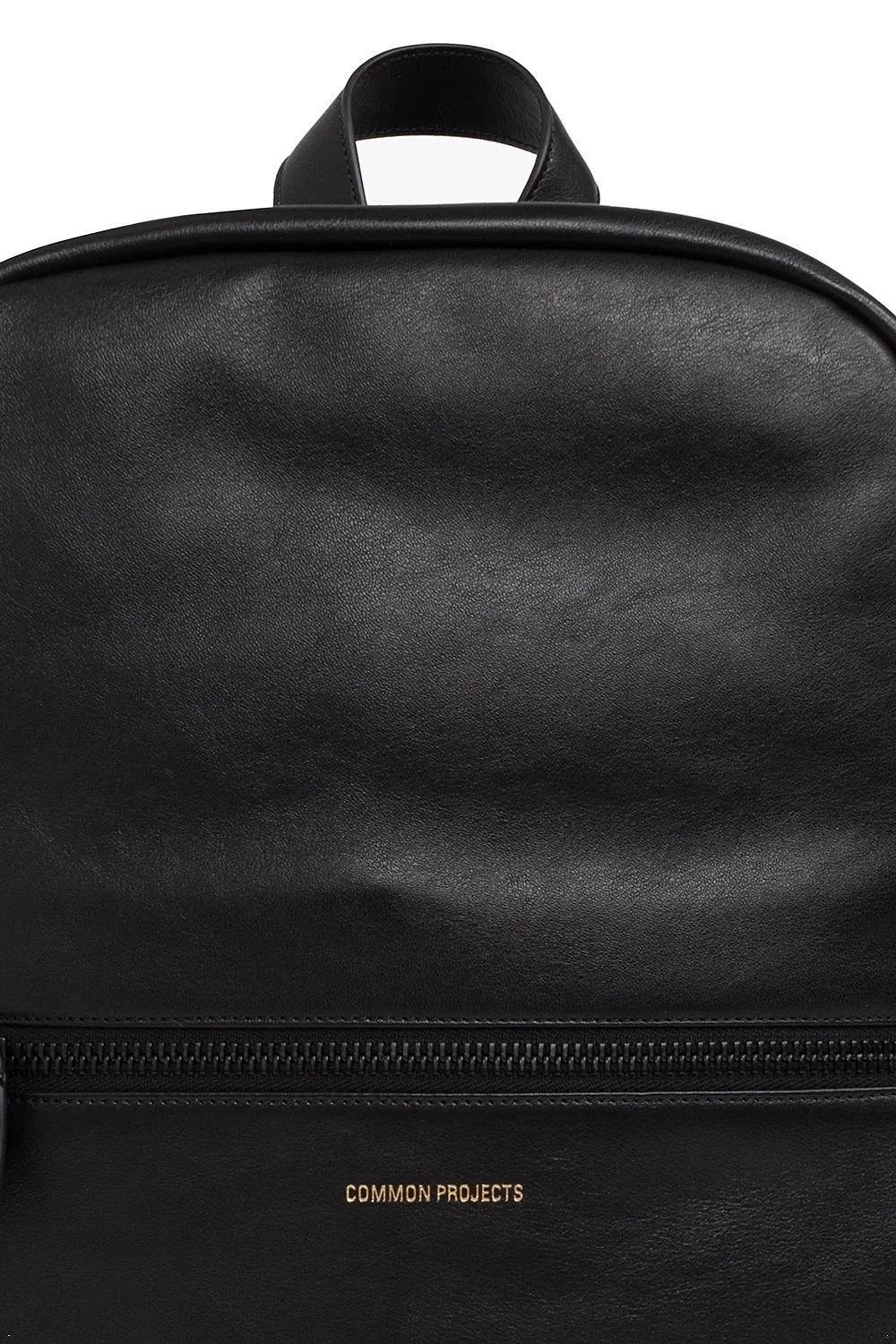 Logo Embossed Zipped Backpack