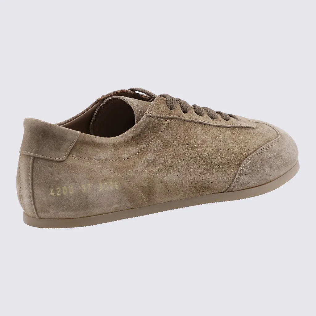 Common Projects Suede Low-Top Sneakers
