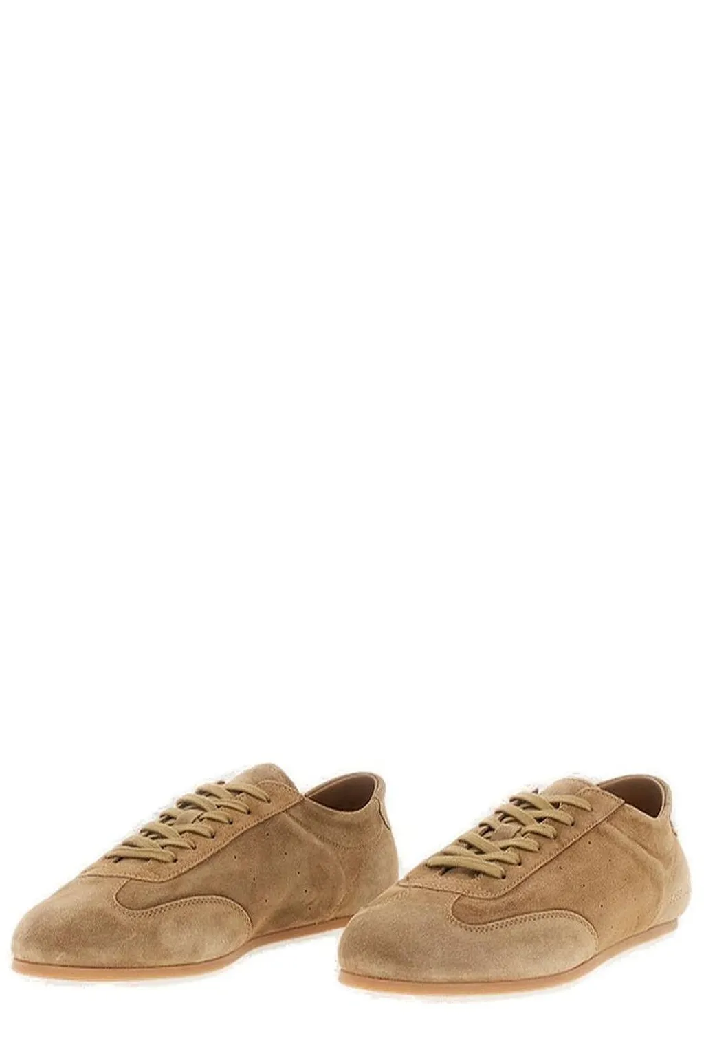 Common Projects Round-Toe Lace-Up Sneakers