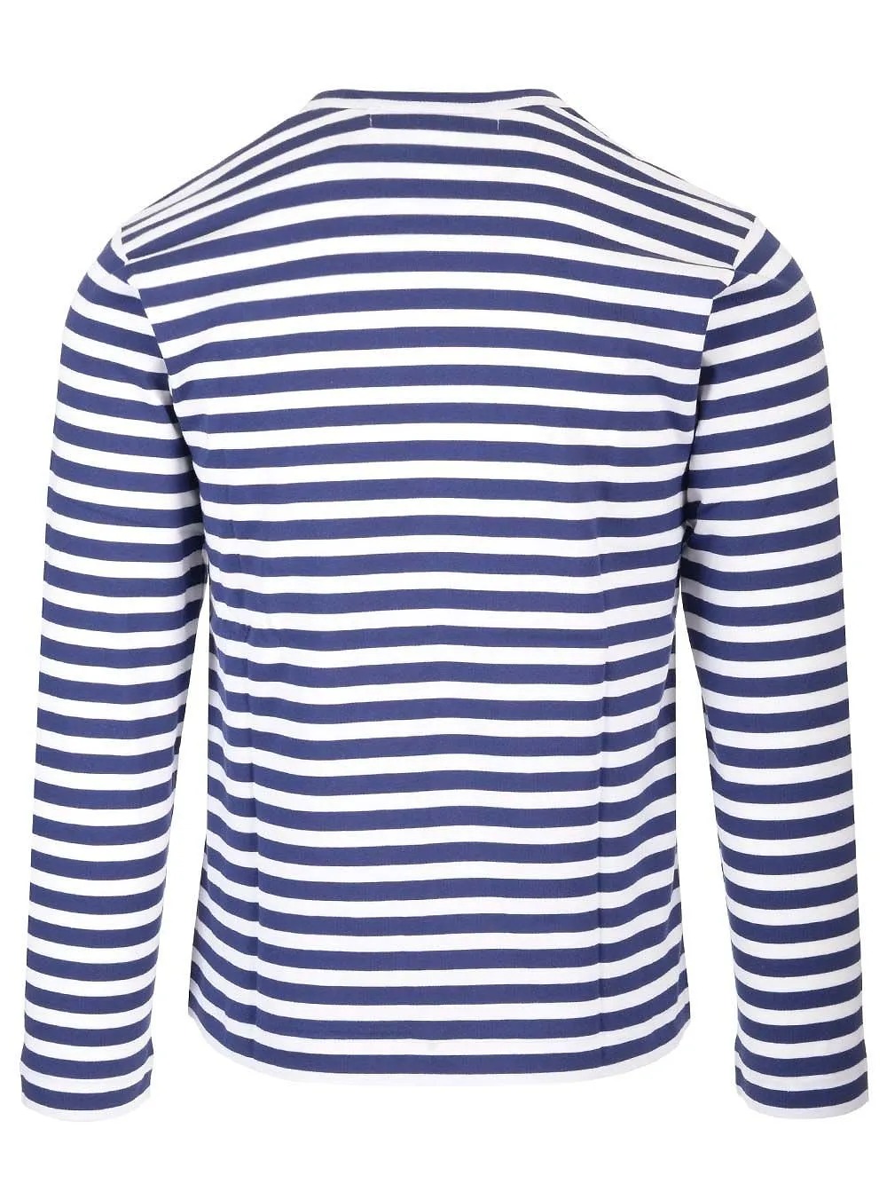 Comme Des GarÇOns Play Heart-Patch Striped Jersey T-Shirt